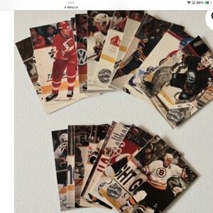 NHL 1991/92 PRO SET PINNACLE trading cards